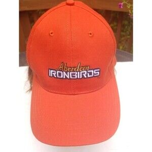 MiLB Aberdeen Ironbirds Adjustable  Hat Cal Ripken  Orange Cap Baltimore Orioles